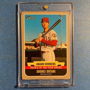 SHOHEI OHTANI - 2019 Topps Heritage Award Winner Rookie Card